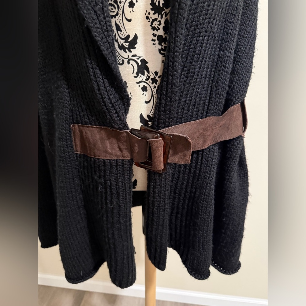 Soft Surrondings Belted Cardigan Sweater - Picture 6 of 7